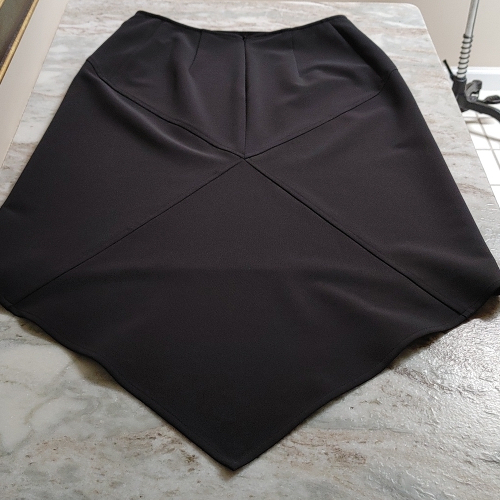 JÖN Black Pointed Hem Skirt 4